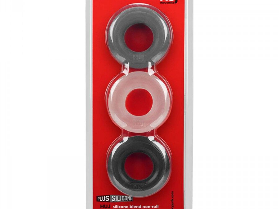 Lot de 3 cockrings Huj Dark
