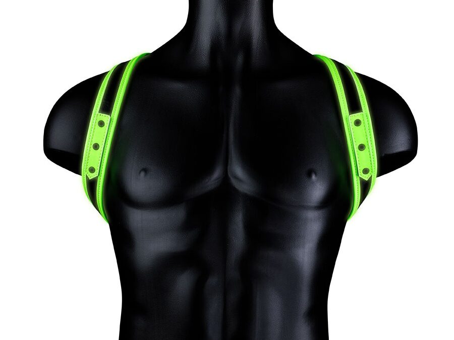 Harnais phosphorescent Sling Glow Noir-Vert Néon