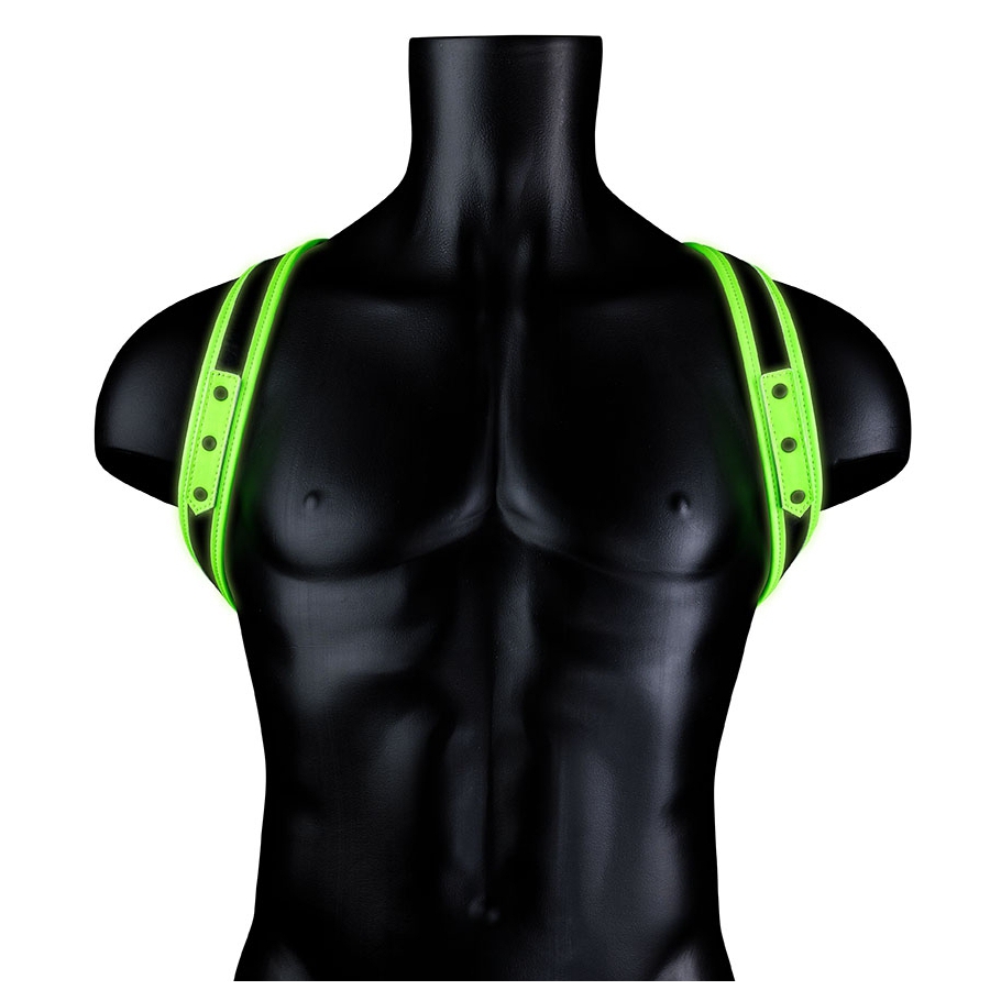 Harnais phosphorescent Sling Glow Noir-Vert Néon